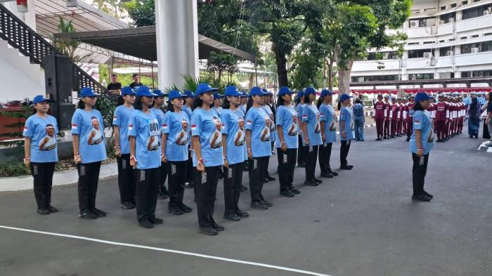 dalam Lomba Gerak Jalan yang digelar Pemprov Sulut