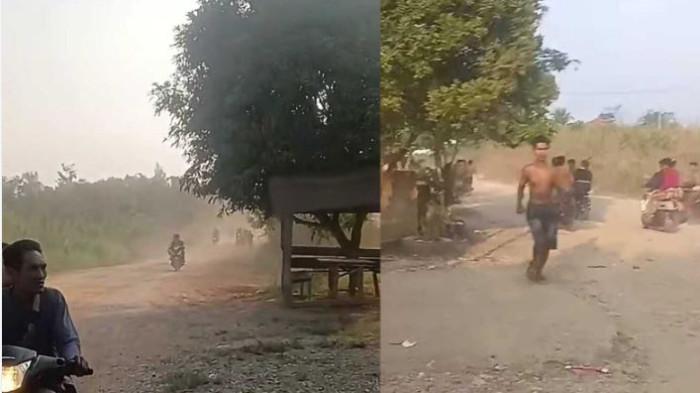 BENTROKAN SAD - Bentokan antarkelompok Suku Anak Dalam (SAD) di Kabupaten Merangin, Provinsi Jambi, sempat memanas. Sempat terjadi saling lempar batu di kawasan Jalan Lintas Sumatera, Kabupaten Merangin, Senin (10/8/2026).