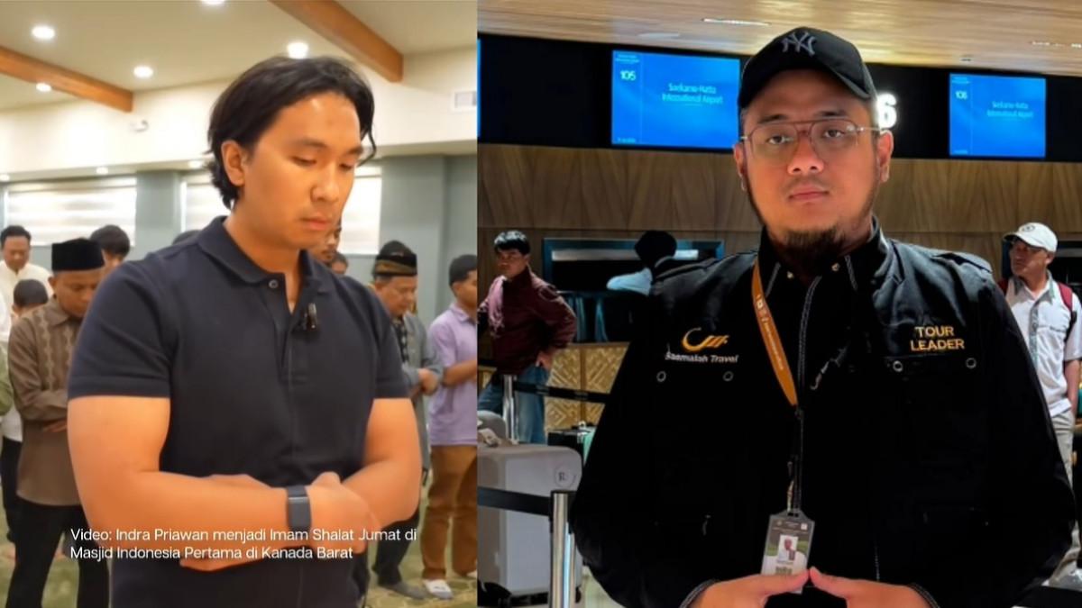 INDRA PRIAWAN DIPUJI - Bacaan Indra Priawan ketika menjadi imam salat di masjid Kanada dipuji Ustaz Rendy karena memperhatikan kaidah tajwid