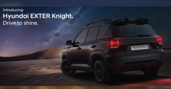 hyundai exter knight edition rear