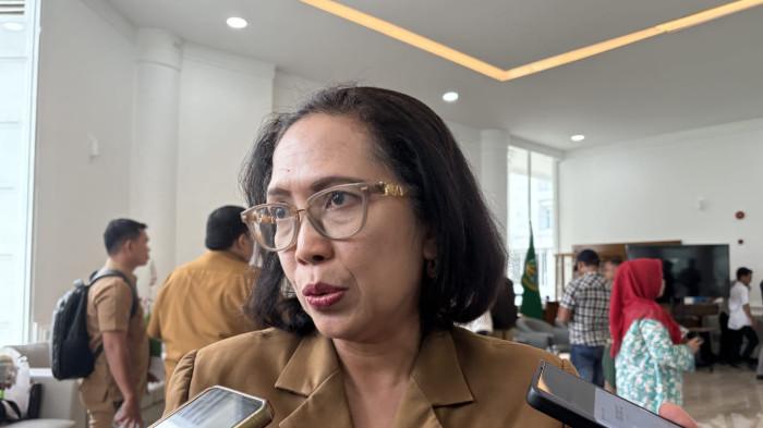 Kepala Biro Perekonomian Sumut, Poppy Marulita Hutagalung saat diwawancarai beberapa waktu lalu. Pemprov sebut,  angka kemiskinan dan pengangguran di Sumut alami penurunan di tahun 2025.