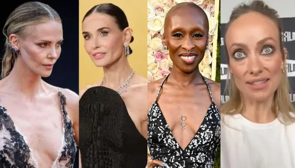 Charlize Theron, Demi Moore, Cynthia Erivo and Olivia Wilde.