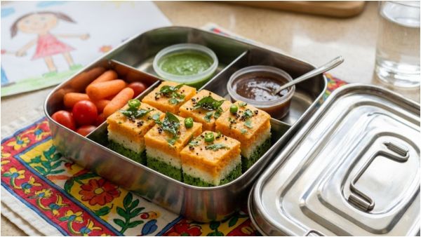 Tricolor Dhokla Tricolor Dhokla
