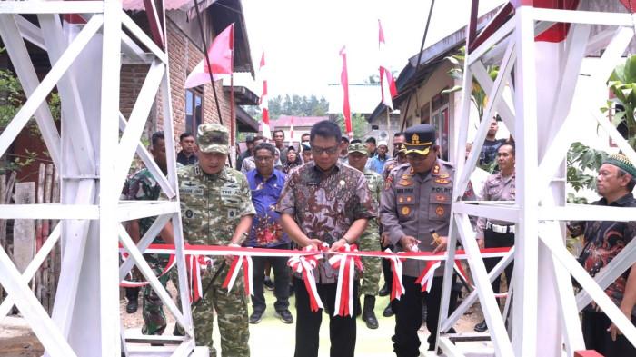 PERESMIAN - Sekretaris Daerah Kabupaten Bolaang Mongondow (Sekda Bolmong), Abdullah