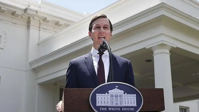 Jared Kushner, kakak Josh Kushner sekaligus menantu Donald Trump yang juga menjabat sebagai penasihat senior presiden AS. (AP Photo/Pablo Martinez Monsivais)
