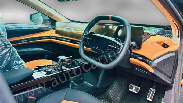 Mahindra BE 6 Sporteq Interiors Spied