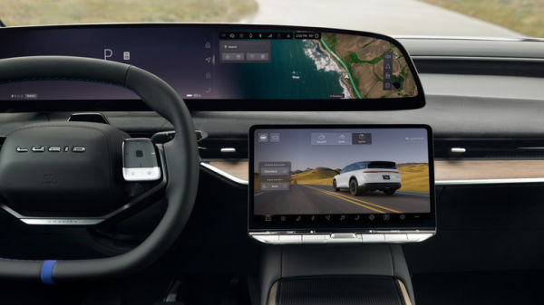 Dashboard of Lucid Gravity GT-S.