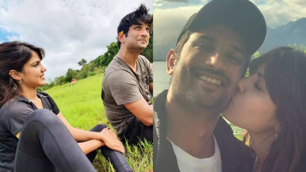 Rhea Chakraborty with Sushant Singh Rajput