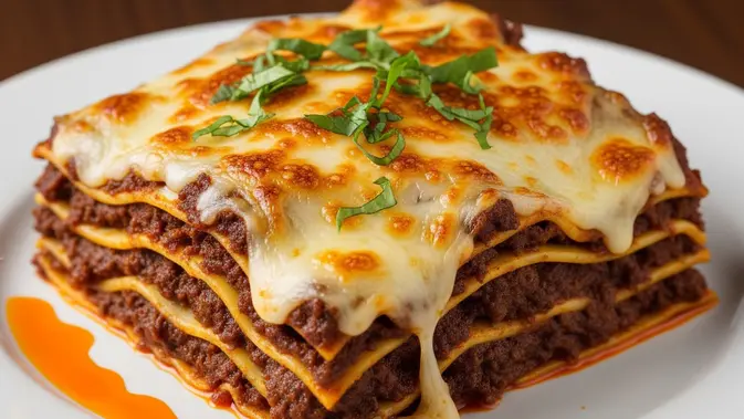 Lasagna Rendang. (AI Generated)
