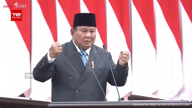 Presiden Prabowo Subianto. (Tangkapan Layar YouTube Sekretariat Presiden)