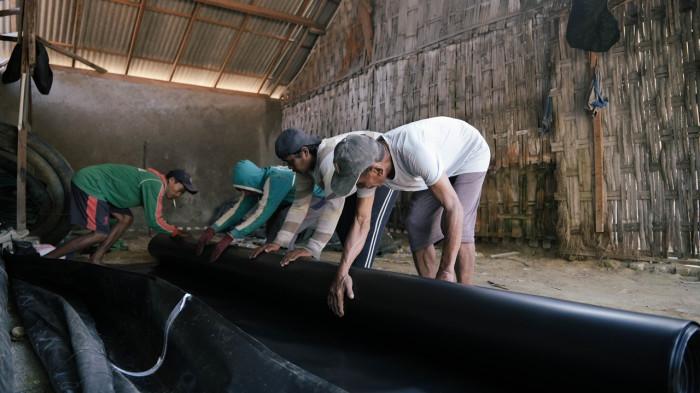 Penyaluran bantuan teknologi geomembraN