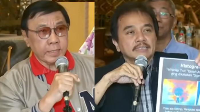 TUNTUT - Laksma TNI (Purn ) Moeryono Aladin mau menuntut Refly Harun dan Roy Suryo Cs atas kabar 'masuk angin' di kasus tudingan ijazah palsu Presiden ke-7 RI, Joko Widodo.