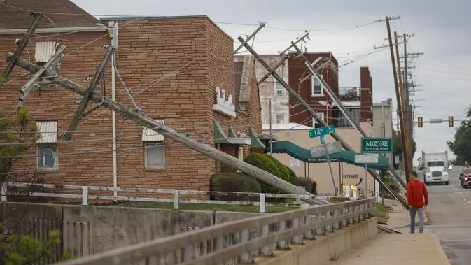 San Angelo, Texas Barat. (Mike Simons/Tulsa World via AP)