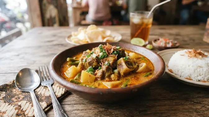 Resep Gulai Kambing Empuk yang Gurih Anti Prengus (AI generated)