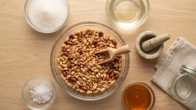 resep selai kacang homemade (AI generated)