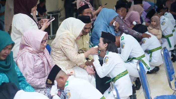 Paskibraka Kabupaten Bolaang Mongondow Utara (Boltara) Tahun 2026 saat pengukuhan