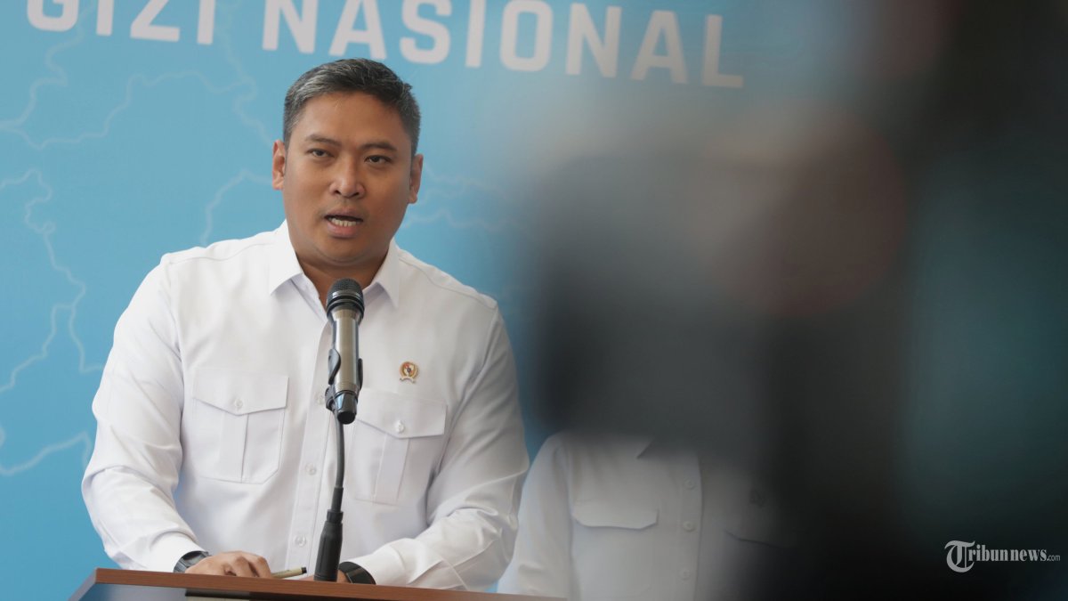 KINERJA BGN - Kepala Badan Gizi Nasional (BGN) Sudaryono memberikan keterangan saat konferensi pers di Kantor Badan Gizi Nasional, Jakarta, Senin (27/7/2026).