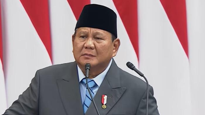 PIDATO PRESIDEN - Presiden Prabowo Subianto saat memaparkan Rancangan Anggaran Pendapatan dan Belanja Negara (RAPBN) 2027 dan Nota Keuangan di Kompleks Parlemen, Jakarta Pusat, Jumat (14/8/2026).
