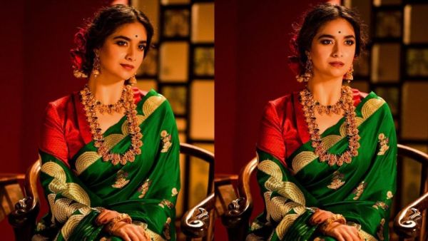 Green Color Independence Day Look Inspo: Pooja Hegde, Keerthy Suresh, Anupama Parameswaran, Samantha Ruth Prabhu 1