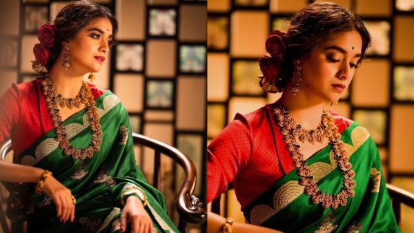 Green Color Independence Day Look Inspo: Pooja Hegde, Keerthy Suresh, Anupama Parameswaran, Samantha Ruth Prabhu 1