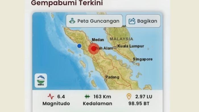 GEMPA BUMI - Laporan gempa dari BMKG.