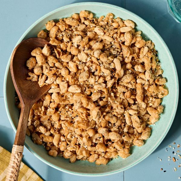 Recipe image of Everything Bagel Crispy White Beans. Credit: Photographer: Jen Causey.