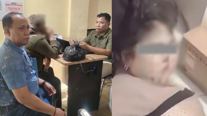 LAPOR - (kiri) MR (27), wanita dituding pelakor hingga dikeroyok di Sampang, mendatangi Polres Sampang bersama kuasa hukumnya. Ia melaporkan sejumlah pihak yang terlibat pengeroyokan tersebut.