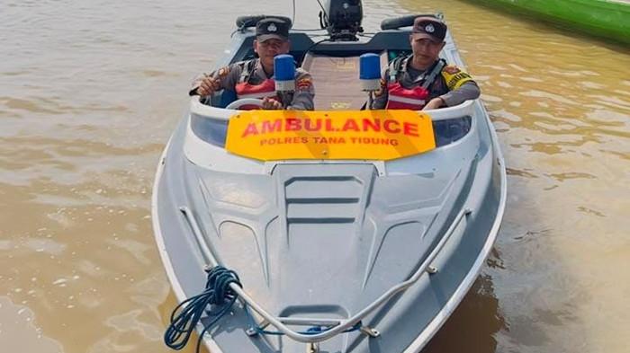 Polres Tana Tidung siapkan ambulans air gratis untuk wilayah Menjelutung dan Sengkong