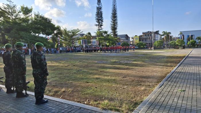 gladi bersih HUT ke-81 RI di Minahasa