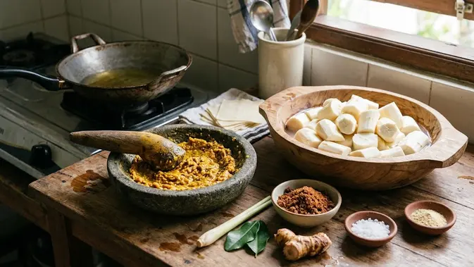 Resep Singkong Goreng Kalasan Gurih Manis yang Renyah (AI Generated)