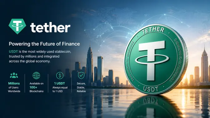 Ilustrasi perusahaan penerbit stablecoin USDT, Tether. (Gambar by AI) Ilustrasi perusahaan penerbit stablecoin USDT, Tether. (Gambar by AI)