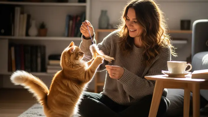 Pemilik Kucing. (Gemini AI)