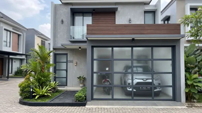 Model Pintu Garasi Minimalis untuk Rumah Kecil (AI Generated)