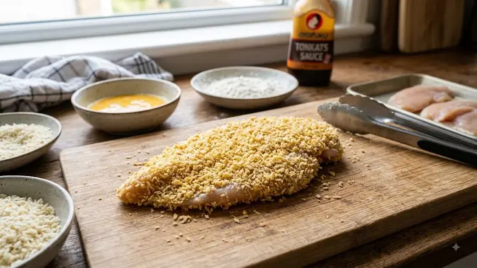 Ilustrasi dada ayam fillet (AI Generated)