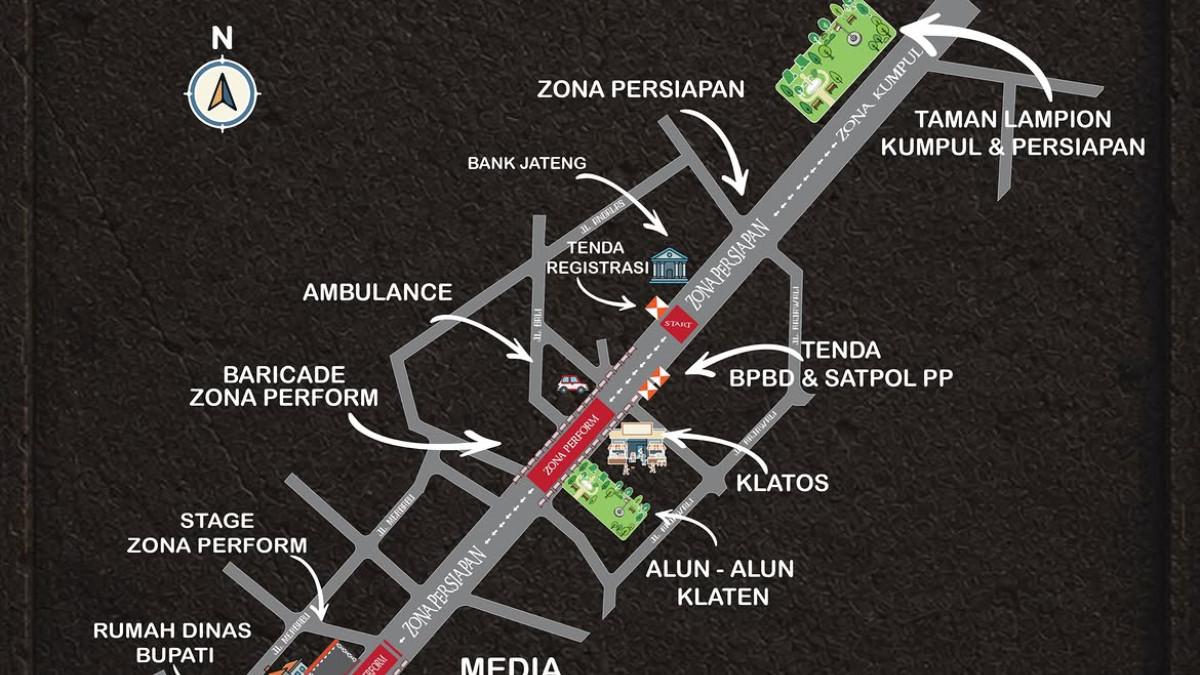 BUDAYA KLATEN - Rute Karnaval Budaya dan Pembangunan Klaten 2026.