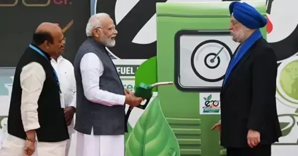 pm modi ethanol petrol blending crude oil imports pm modi ethanol petrol blending crude oil imports