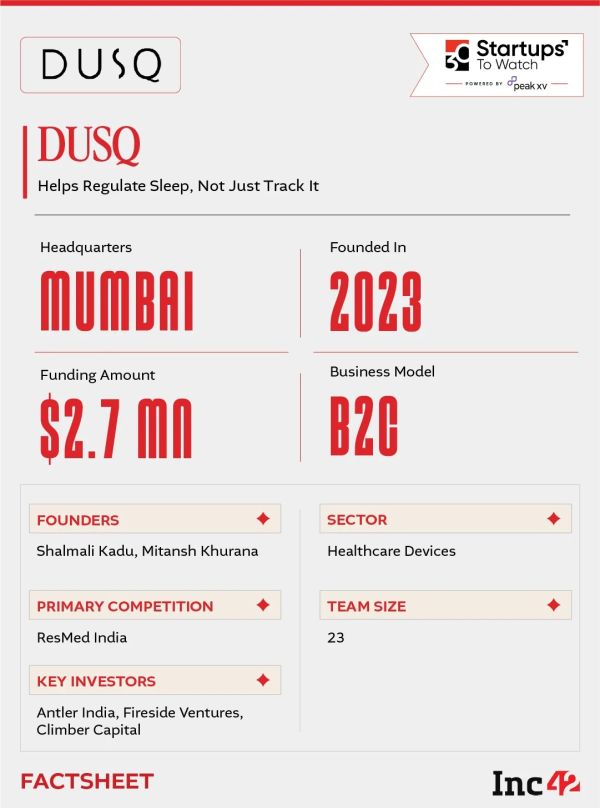 So, can DUSQ actively improve the night sleep rather than just measure it?