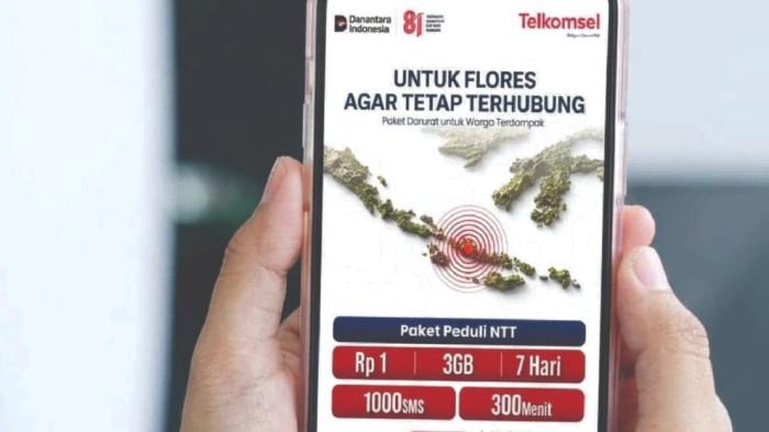 20260817 Telkomsel luncurkan Paket Darurat di Flores