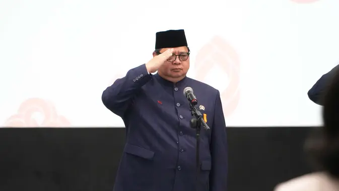 Upacara Peringatan HUT ke-81 Kemerdekaan RI di lingkungan Kementerian Koordinator Bidang Perekonomian yang dipimpin oleh Menteri Koordinator Bidang Perekonomian Airlangga Hartarto di Jakarta, Senin (17/8/2026). (Dok Kemenko Perekonomian)