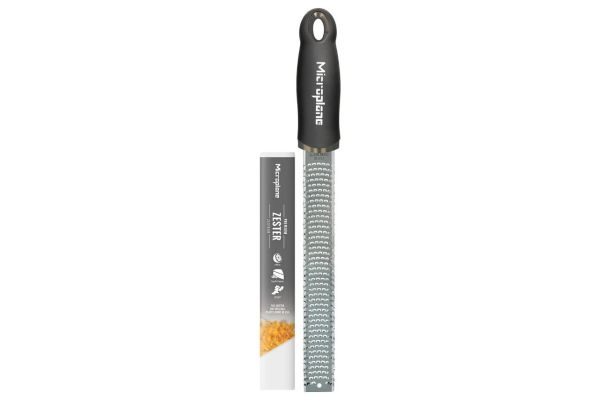 Microplane Premium Classic Series Zester 18/8, Black - Lemon Zester & Cheese Grater Credit: Amazon