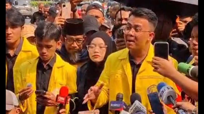 BEM UI TAK DEMO - Ketua BEM UI, Yatalathof Ma'shum Imawan di Bundaran HI, Jakarta Pusat, Jumat (12/6/2026). Terkini, Yatalathof menyatakan BEM UI tidak akan ikut demo pada Senin (15/6/2026).