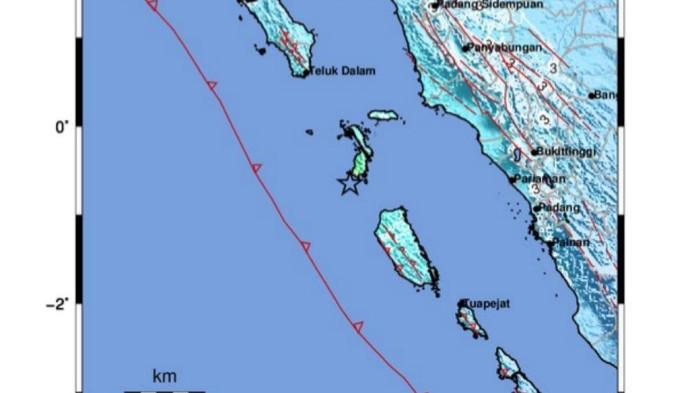 GEMPA BUMI- Gempa bumi berkekuatan 6,1 Skala Richter (SR) mengguncang wilayah Sumatera Utara, Selasa (18/8/2026) siang. Berdasarkan parameter sementara, gempa terjadi pada pukul 13.02.23 WIB.