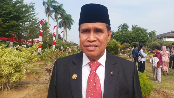 GERAI KOPDES - Kepala Dinas Koperasi dan UKM Provinsi Jambi Sardaini, Selasa (18/8/2026). memaparkan 325 dari 717 gerai Koperasi Merah Putih di Jambi telah rampung. Terkait pengoperasiannya masih menunggu regulasi dan petunjuk teknis dari pemerintah pusat.