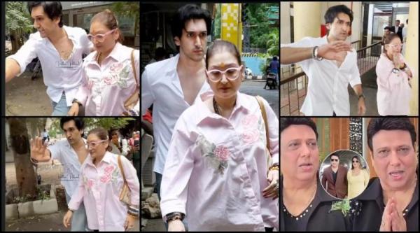 Divorce confirmed? Sunita Ahuja with son Yashvardhan exits Mumbai family court day after Govinda spotted with actress Komal; tells paps, 'Birthday manane aaye hai'