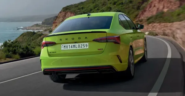 skoda octavia rs rear skoda octavia rs rear