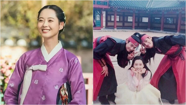 Go Ara with V and Choi Min-ho in Hwarang