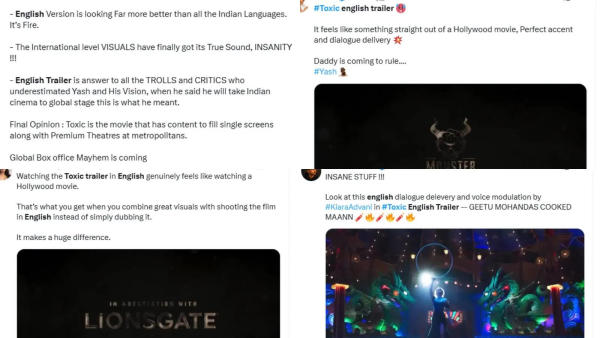Fans react to Toxic English trailer