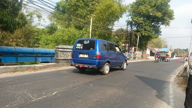 Jembatan Kidangan, Kecamatan Jepon, yang rawan kecelakaan lalu lintas. (Liputan6.com/ Ahmad Adirin)