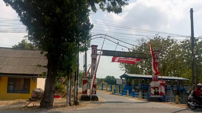 Jembatan Kidangan, Kecamatan Jepon, yang rawan kecelakaan lalu lintas. (Liputan6.com/ Ahmad Adirin)
