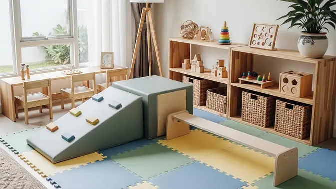 Desain Ruang Bermain Anak. (AI Generated)